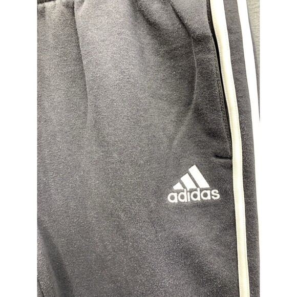 Adidas Mens Essentials 3 Stripes Tricot Jogger Pants 2022 Black White Size Large - Picture 10 of 14